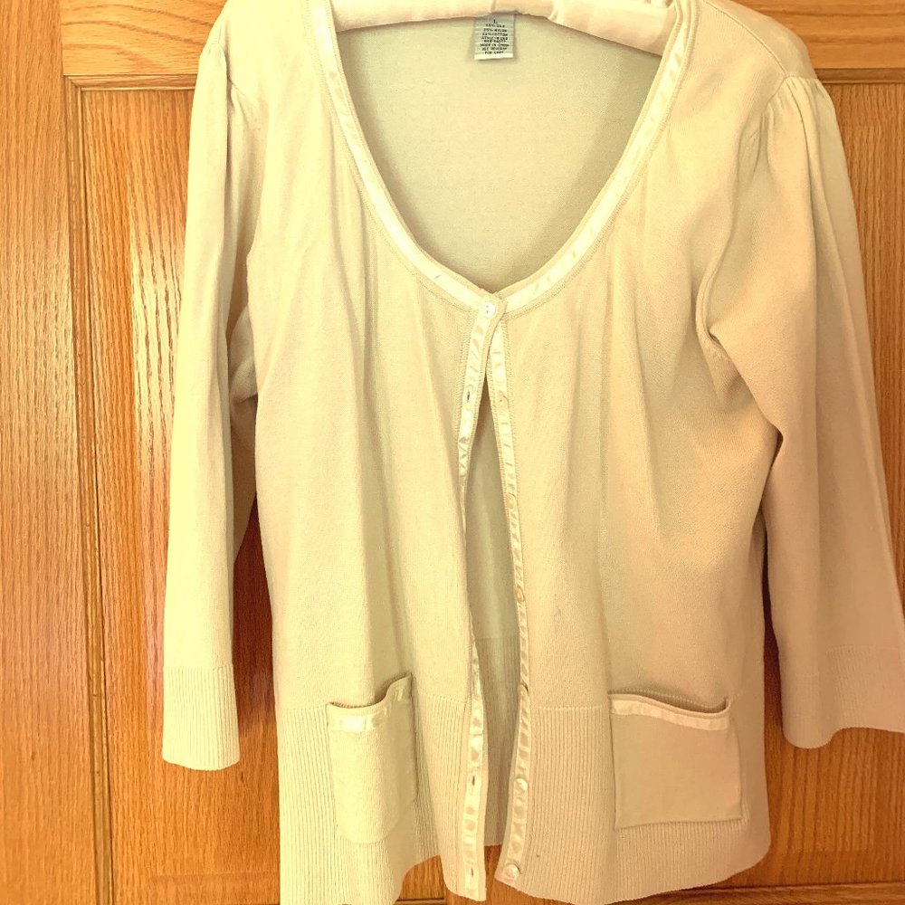 Cabi Cream Cardigan